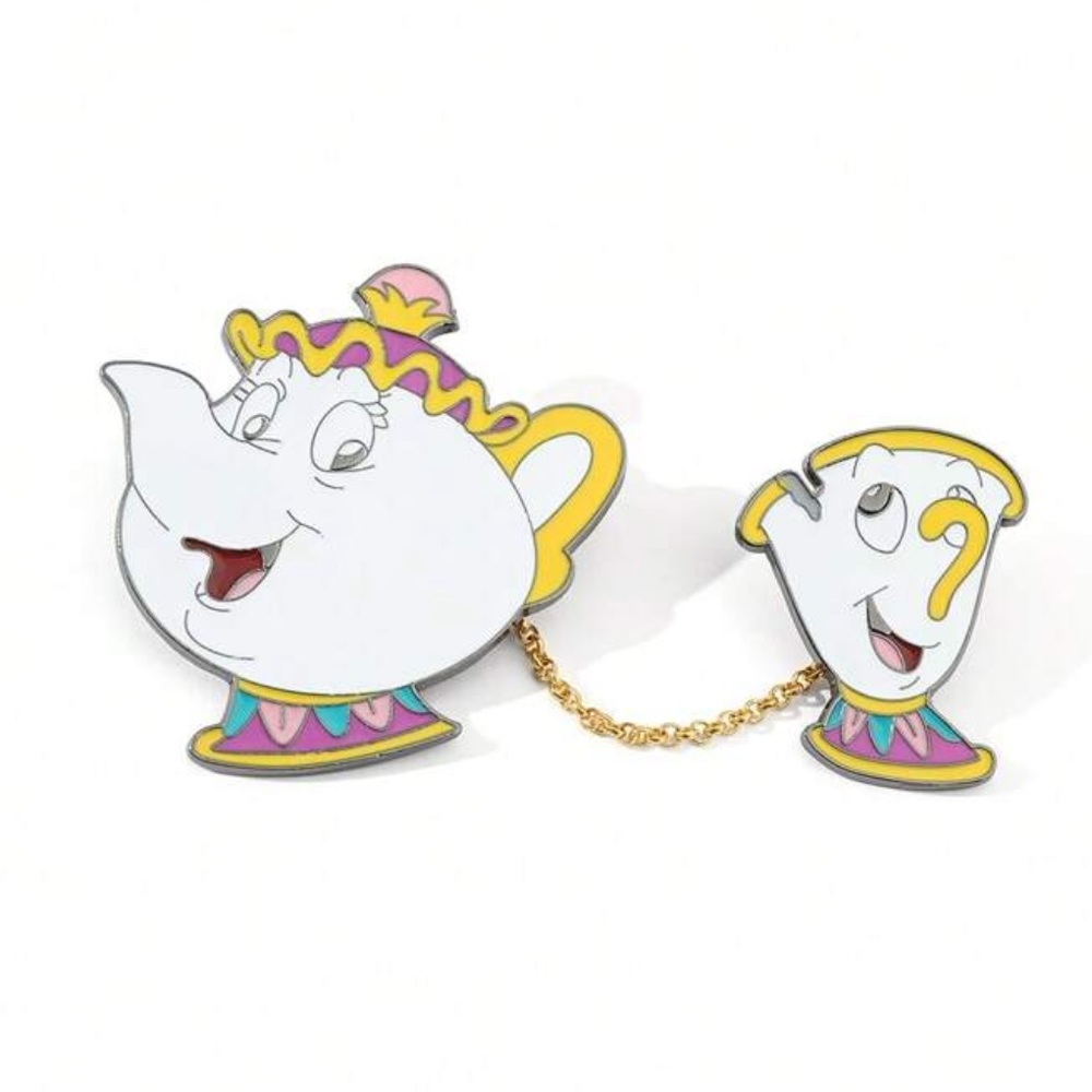 Beauty and the Beast Mrs. Potts and Chip teacup Pin